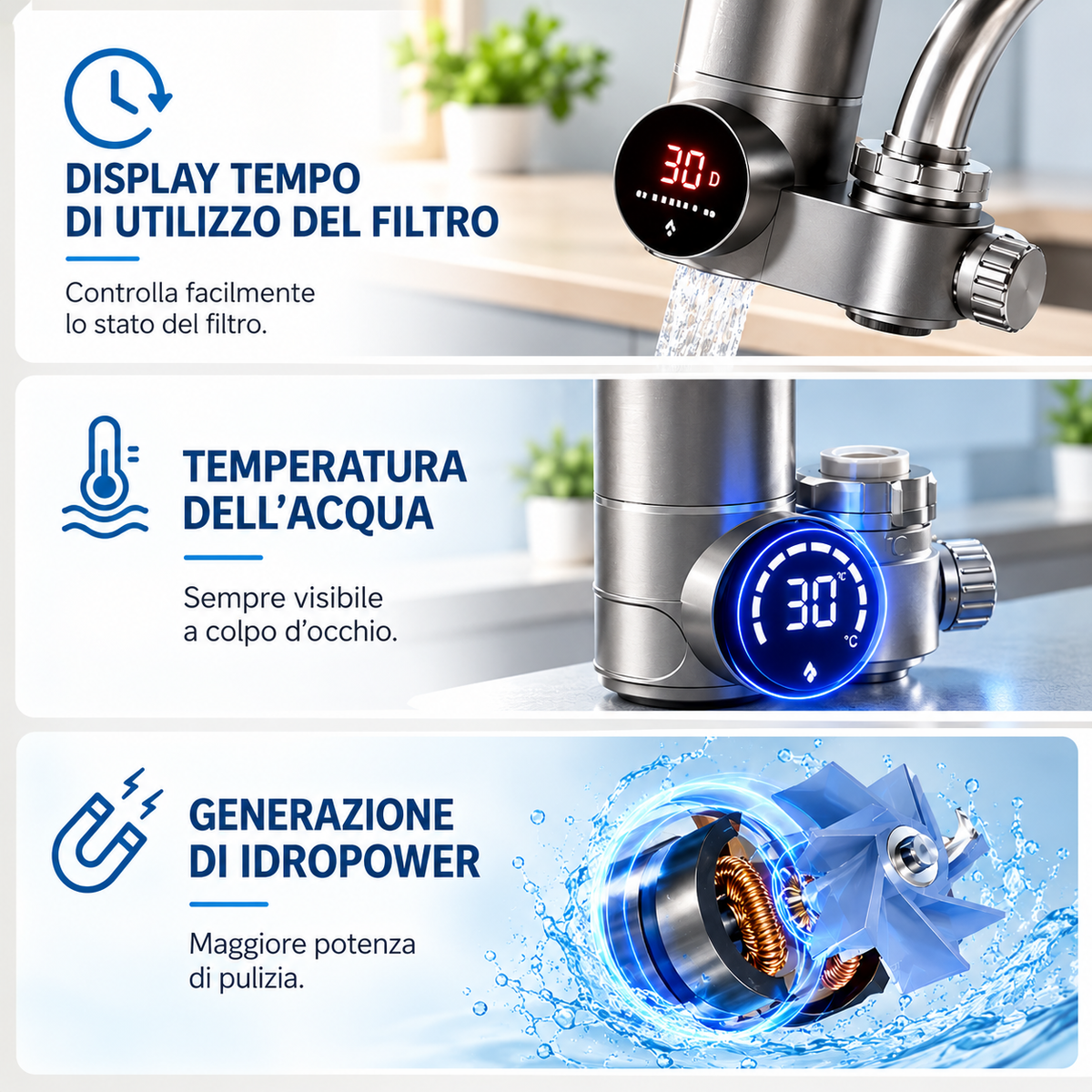 ACQUA FILTRATA, ACQUA PULITA